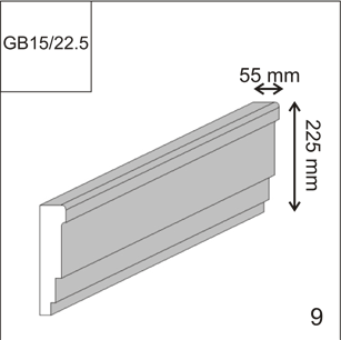 GB 15/22.5 Фасадный архитектурный декор