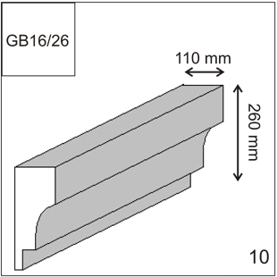GB 16/26 Фасадный архитектурный декор