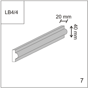 LB 4/4 Фасадный декор, архитектурные элементы для фасада